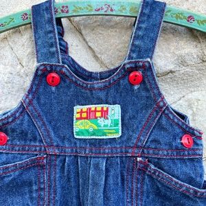 Vintage French baby overalls by galeries Lafayette